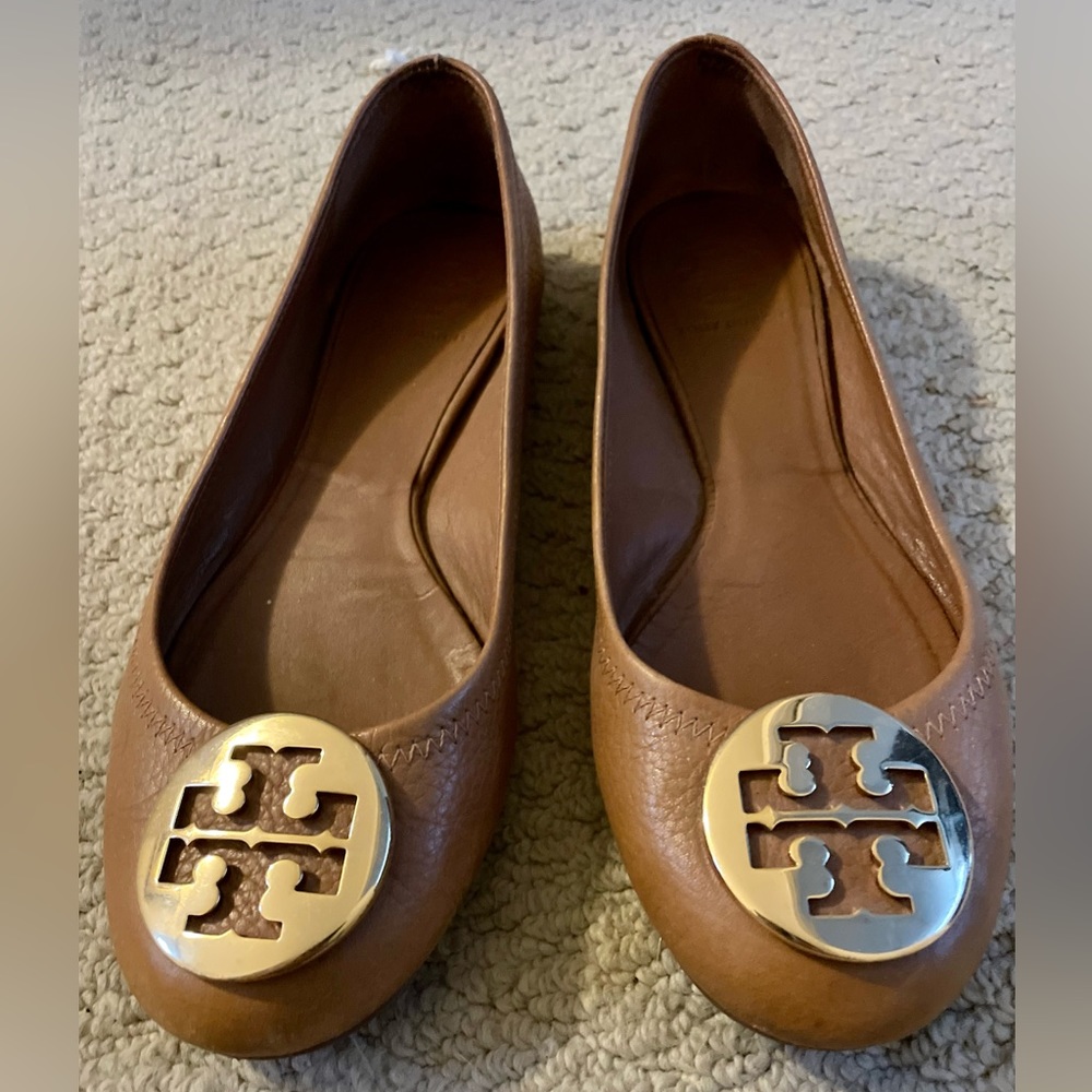 Tory Burch Leather Ballet Flat, 7.5
